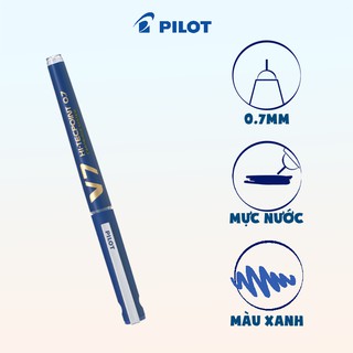 Bút Pilot mực nước Hi-Techpoint V7 Cartridge System – Cartridge Thay Nhanh, Ngòi 0.7mm, Chính Hãng