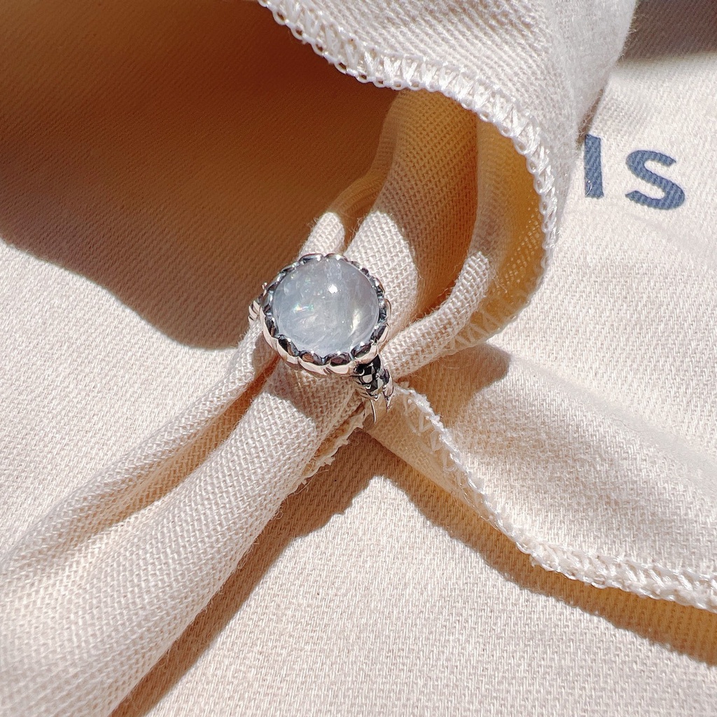 Nhẫn bạc Moonstone 