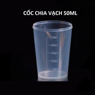 3 cốc đong chia vạch 50ml - 100ml