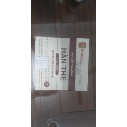 Test, Kit kiểm tra nhanh Hàn the Borax BK04, 50 test/ hộp | Shopee Việt Nam