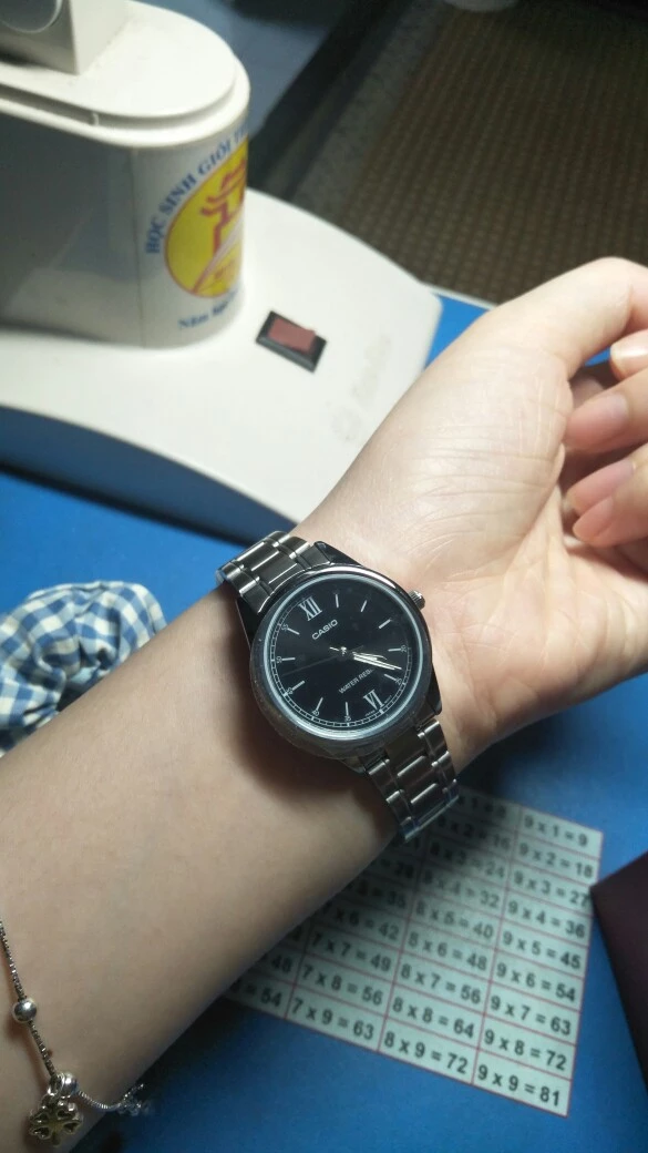 Bộ sản phẩm đồng hồ nữ Casio LTP-V005 chính hãng