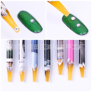 Bút chấm đá nail dạng nến