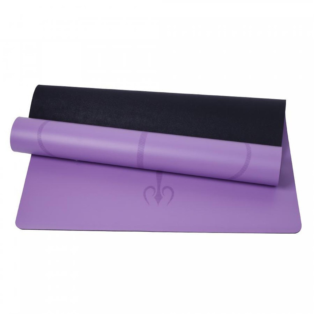 Ảnh Thảm Tập Yoga Định Tuyến Da PU – Màu Tím - Thảm Yoga Tập Gym Thể Thao Siêu Bám Sàn Cao Cấp Chính Hãng Amalife 1