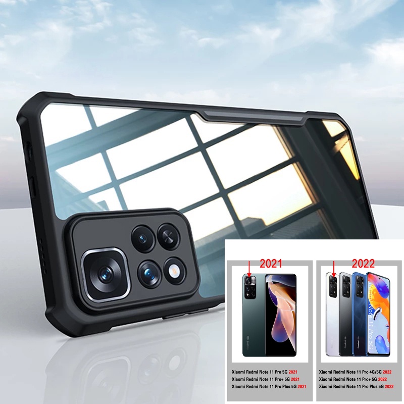 Chống Sốc Ốp Điện Thoại acrylic Trong Suốt Cho xiaomi redmi note 11 pro plus 5g note 11s 12 turbo 12s 4g 10 10s