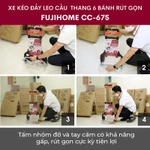 Xe kéo hàng leo cầu thang 30kg -70kg gấp gọn  nhập khẩu ADVINDEQ TL-35/70,  xe kéo hàng lên xuống cầu thang 6 bánh — ảnh 8