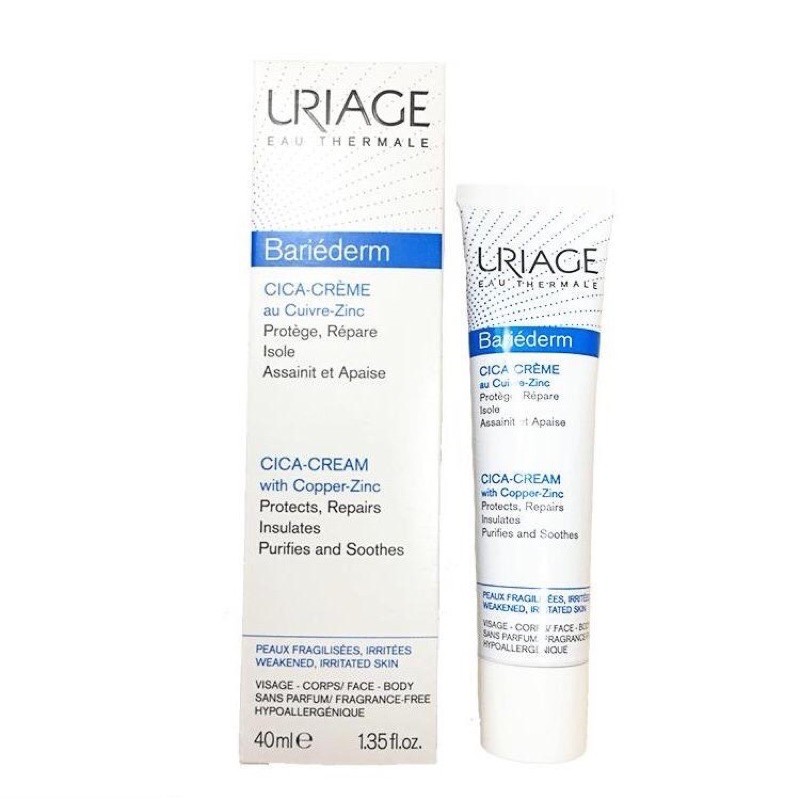 Uriage Bariederm Cica Creme Kem Dưỡng Cho Da Kích ứng 40ml Shopee Việt Nam 1866