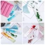 Flgo Đánh Dấu Trang Nhựa Khuôn Silicon Hình Chữ Nhật Nhựa Khuôn Có Lỗ Epoxy Trang Sức Khuôn Cho Thủ Công DIY Đánh Dấu Trang Làm Cra