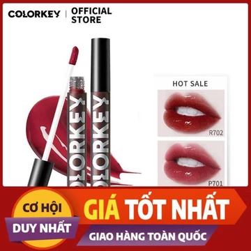 Son Kem Bóng Colorkey Màu Lì Giúp Đôi Môi Căng Mọng 1.7g ྇