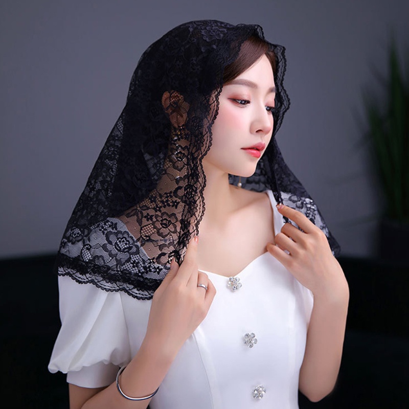 Dasbsug Ren Mantilla Nhà thờ Công giáo Khăn che đầu cho cô dâu