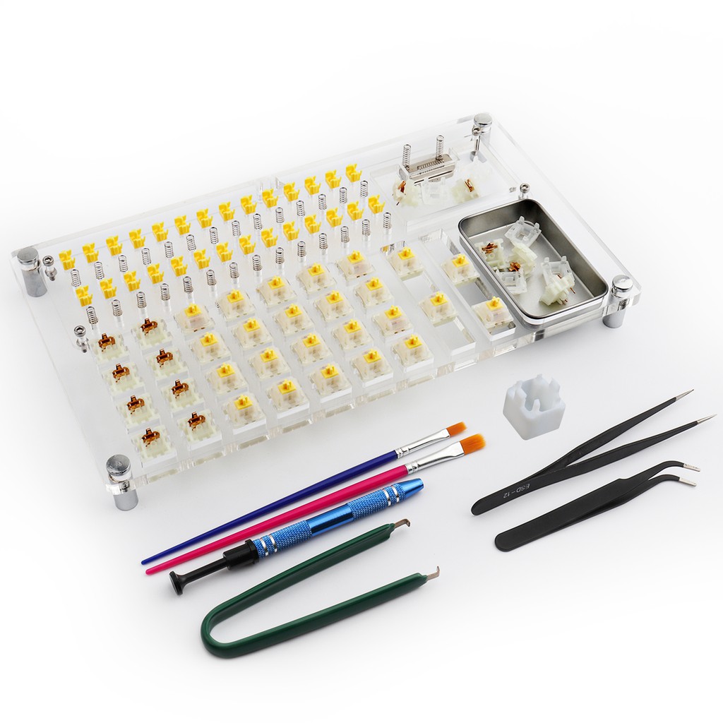 Switch Tester Lube Station Phiên bản chuyên nghiệp Acrylic MX Box / 20 ...