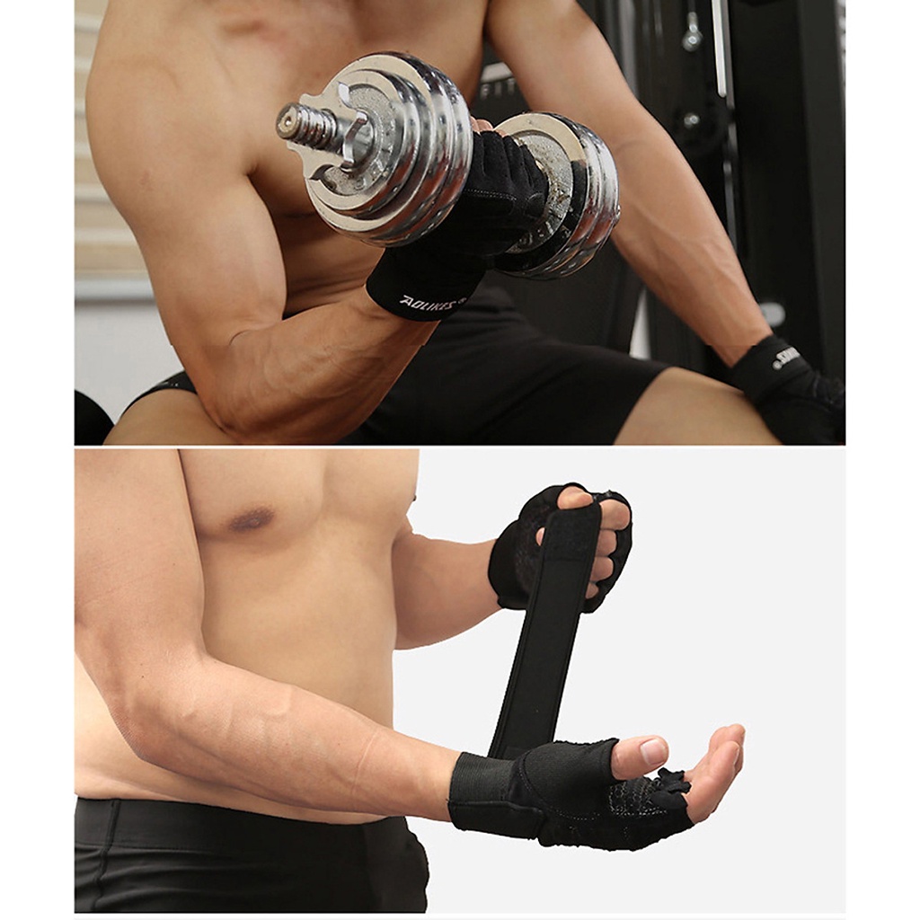 Ảnh Găng Tay Tập Gym AL109 A109 Tập Thể Hình Tập Thể Thao Tập Yoga Cao Cấp - Chính Hãng Aolikes 4