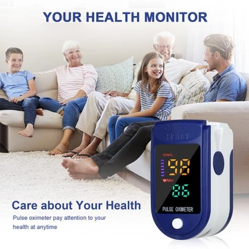 Máy đo Sp02 đo nồng độ oxy trong máu và nhịp tim Fingertip Pulse Oximeter LK-87 [ Chính Hãng ]