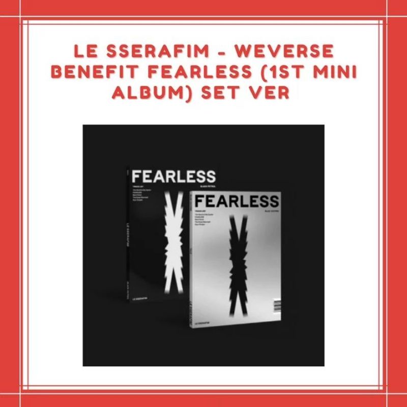 VStore [HÀNG CÓ SẴN] LE SSERAFIM ALBUM FEARLESS | Shopee Việt Nam