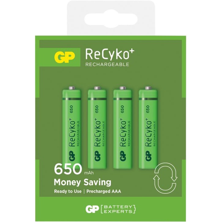 BỘ 4 VIÊN PIN GP RECYKO AAA 400MAH | Shopee Việt Nam