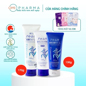 Sữa Rửa Mặt Trắng Da REIHAKU Hatomugi Cleansing Foam Nhật Bản (130g)