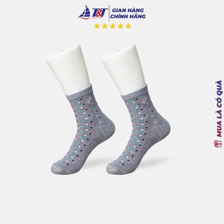 Combo 5 đôi Tất Nữ cổ trung hoạ tiết chấm bi T&T SOCKS & HOSIERY - NU 550