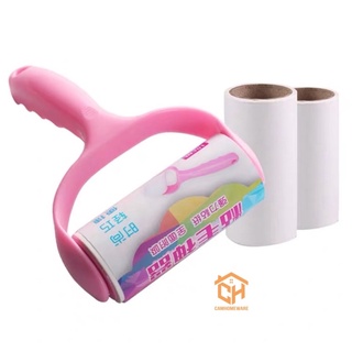 Con Lăn Bụi Quần Áo Thông Minh CL01 ( Tặng Kèm 2 Con Lăn )Cam Homeware