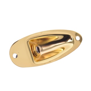 Yoo Cho Đàn Guitar Điện Thuyền Jack Đĩa Jack Ổ Cắm Lỗ Kết Nối Cho Strat Đàn Guitar Thay Thế Một Phần Bạc / Đen / G
