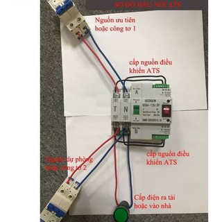 CẦU DAO ĐẢO CHIỀU TỰ ĐỘNG 100A SIÊU NHANH KHÔNG GÂY MẤT ĐIỆN LẪY CÔNG TẮC LOẠI XỊN