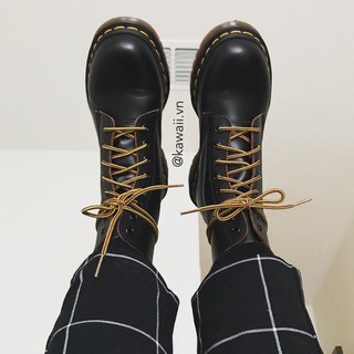 [Có sẵn size nam nữ] ORIGIN BOOTS - GIÀY BỐT DR CỔ CAO đế 3,5cm da lì cao cấp TẶNG KÈM 1 CẶP DÂY (Ảnh thật shop tự chụp)