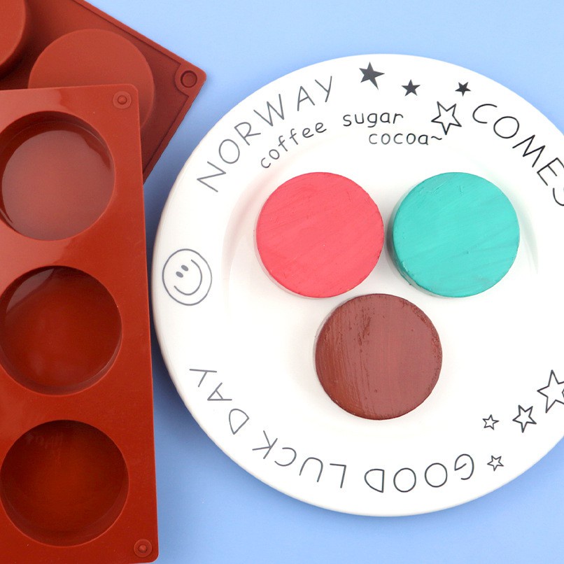 Khuôn silicone Làm Bánh 6 Ô Tiện Lợi