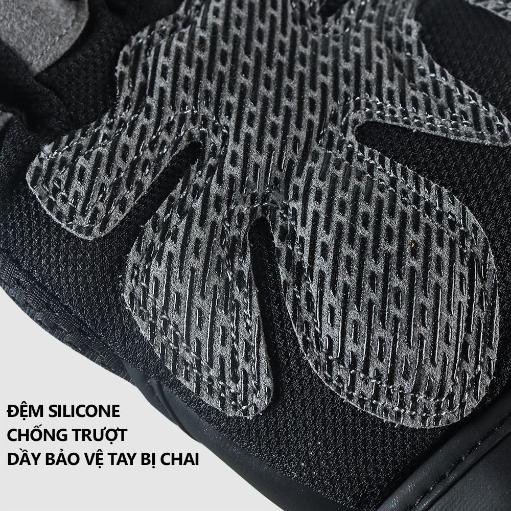 Mô tả Găng Tay Tập Gym Chính Hãng Cleacco – Boro Sport | Mẫu Mới 2025 | Chống Trượt – Quấn Cổ Tay – Thoáng Khí – Êm Tay - 5