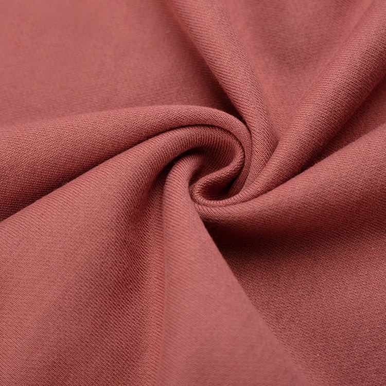 Dệt Kim 250gsm Terry Màu Nguyên Chất Cotton Áo Len Vải DIY Trơn Áo Thun Thể Thao 50x185cm K303121