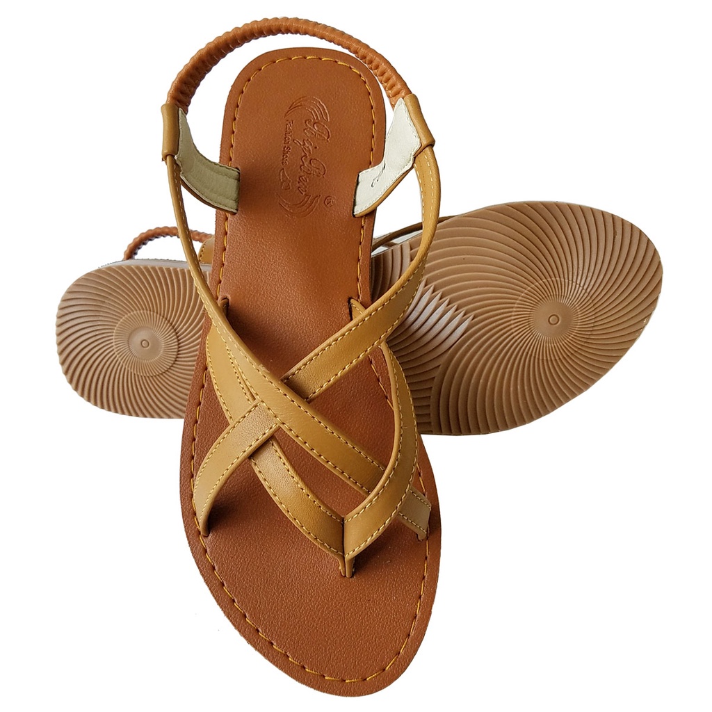 Giày Sandal Nữ Da Bò Thật BIGGBEN Cao Cấp HKD574