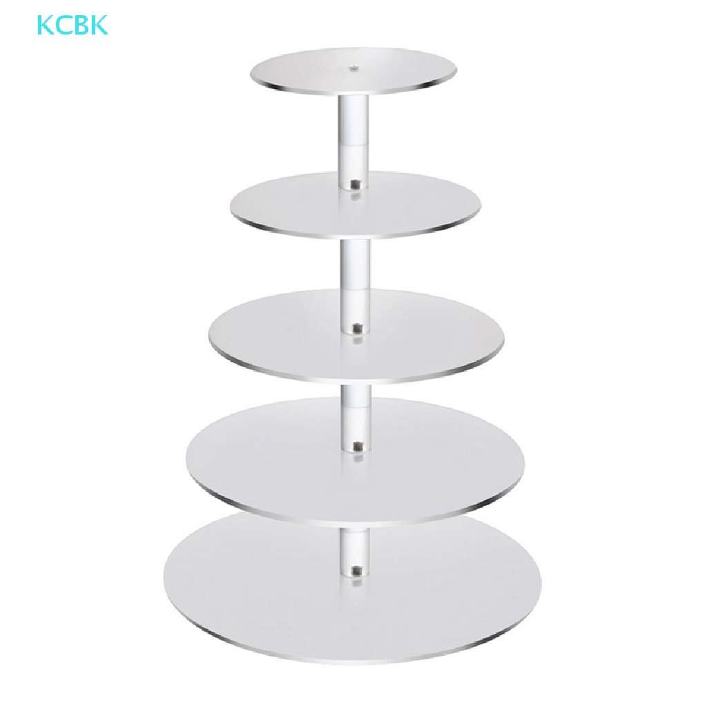 Giá Đỡ 6 Tầng Trưng Bày Bánh Kem Bằng Acrylic Trong Suốt