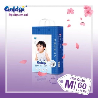 BỈM GOLDGI CAO CẤP NHẬT DÁN/QUẦN NB92/S84/M66/L48/XL44/XXL32