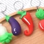 Móc khóa rau của quả dễ thương 2.5*6cm