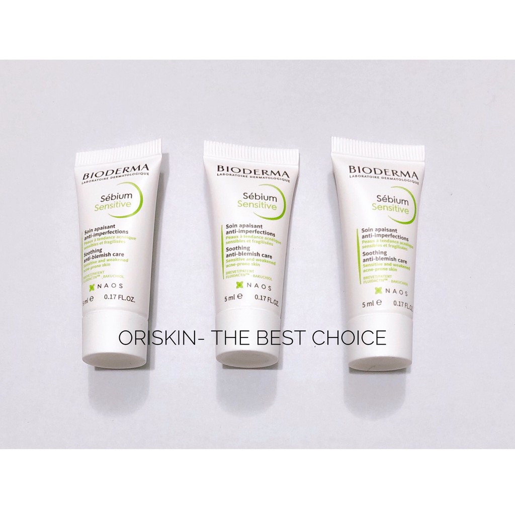 Ảnh Sample Bioderma Kem Dưỡng Bioderma Sébium Sensitive Cho Da Mụn Nhạy Cảm 5ml 2