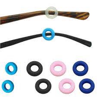 Set 2 cặp Nút cố định mắt kính chống trượt hình tròn bằng silicone đeo khi chơi thể thao