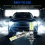 YRBWD 2 Cái / bộ Bóng Đèn Pha Lái Xe Sáng 2 Chiếc Siêu Sáng Hi / Low Kit Beam 55W LED DRL
