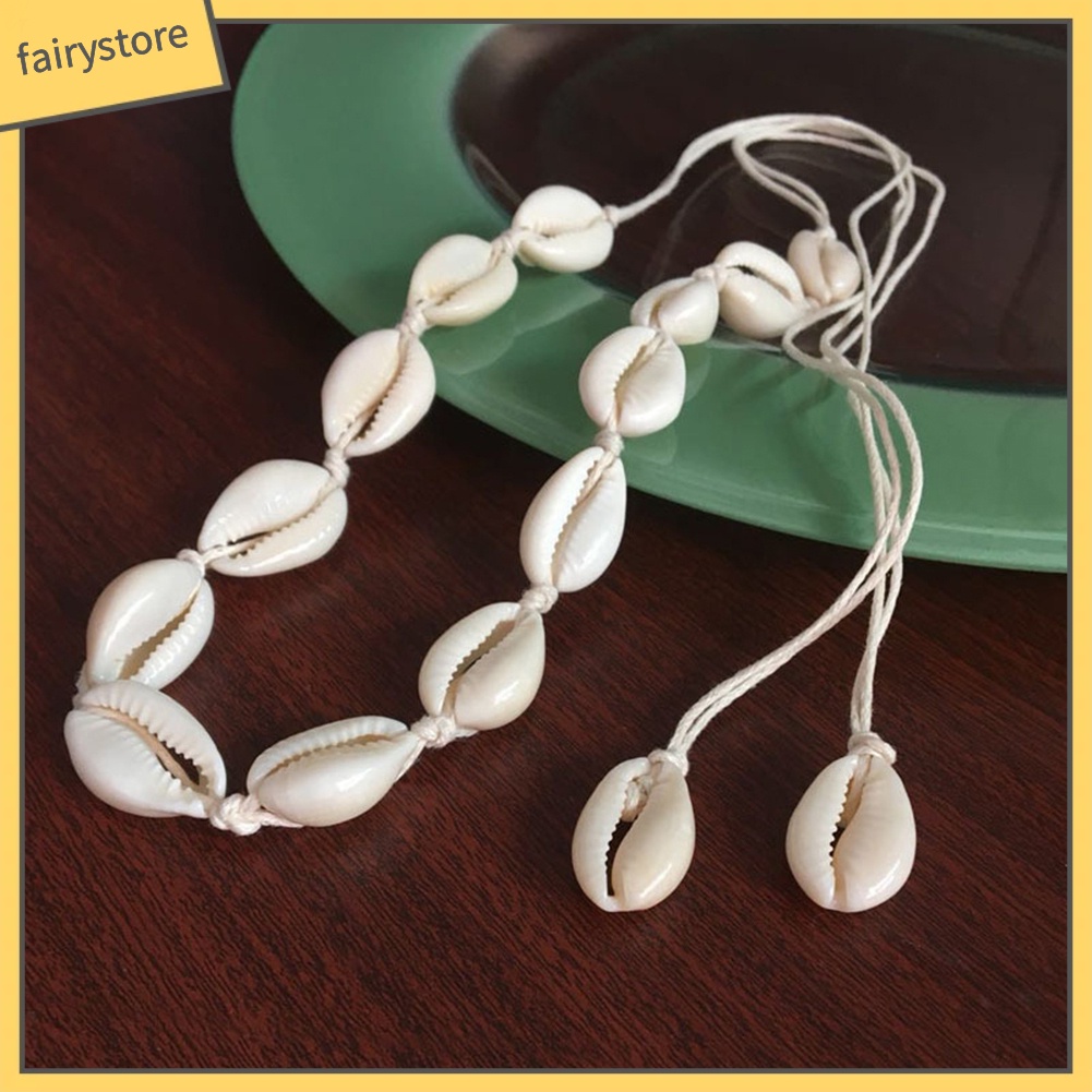 Dây chuyền sát cổ đính vỏ ốc thời trang nhẹ nhàng nữ tính