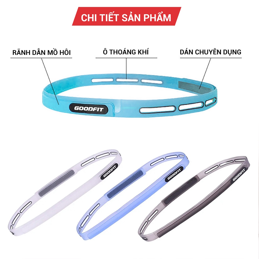 Mô tả Băng đô thể thao headband goodfit co giãn 4 chiều, thấm hút mồ hôi - 7