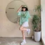 ÁO THUN NỮ FORM RỘNG TAY LỖ CỔ TRÒN HỌA TIẾT HOẠT HÌNH SIÊU XINH CHO CÁC CHỊ EM HIYU STORE