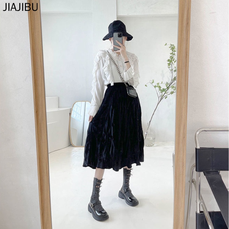 Size 35-44 Mary Janes đen Hợp Thời Trang Giày Nữ Cỡ đại Giày đồng Phục JK Nhật Bản Giày Khiêu Vũ đế Mềm Giày Lolita Dễ Thương Giày Cosplay 43 Korean Fashion Doll Shoes 42 Black Patent Leather Shoes Classic Mary Jane Shoes EVA Shoes High Heel Leather Shoes