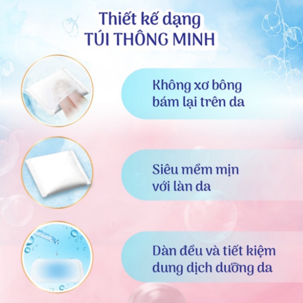 Ảnh Bộ 2 hộp Bông trang điểm (bông tẩy trang) Silcot 82 miếng/hộp 1