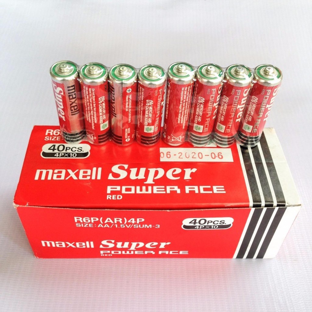 HỘP 40 VIÊN PIN 2A (SIZE AA) MAXELL HÀNG CÔNG TY CHÍNH HÃNG | Shopee ...