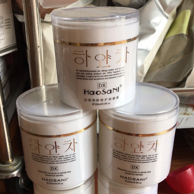 [Shop]Kem massa + tẩy da chết Haosani lọ 250ml[Spa]