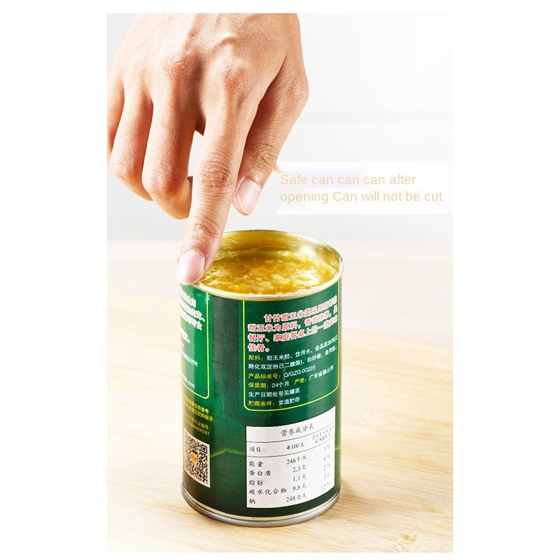 Mở Hộp & Lọ Đa Chức Năng - Tay Cầm Công Thái Học, Thiết Kế Bền & Chống Gỉ, Cạnh Mịn An Toàn | Multi-functional Can & Jar Opener with Ergonomic Handle, Durable Rust-Resistant & Smooth Edge Design