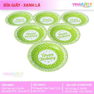 Set MEGA trang trí sinh nhật chủ đề màu Xanh Lá