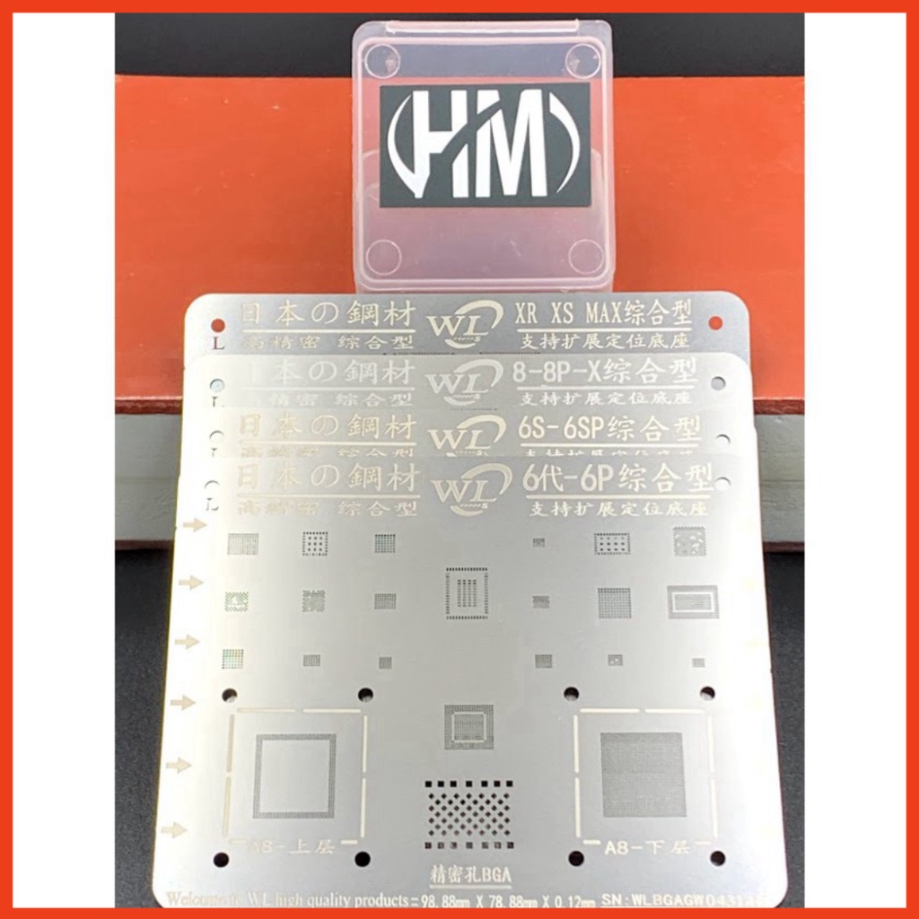 Vỉ tạo chân IC/CPU WL 6G-16PM màu trắng