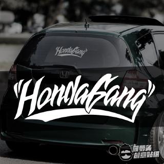Honda Gang Honda Party Honda Powder Sáng Tạo Kính Chắn Gió Phía Sau Phù Hợp Với Civic Thế Hệ Thứ Mười Accord Sửa Đổi Nhãn Dán Xe Hơi