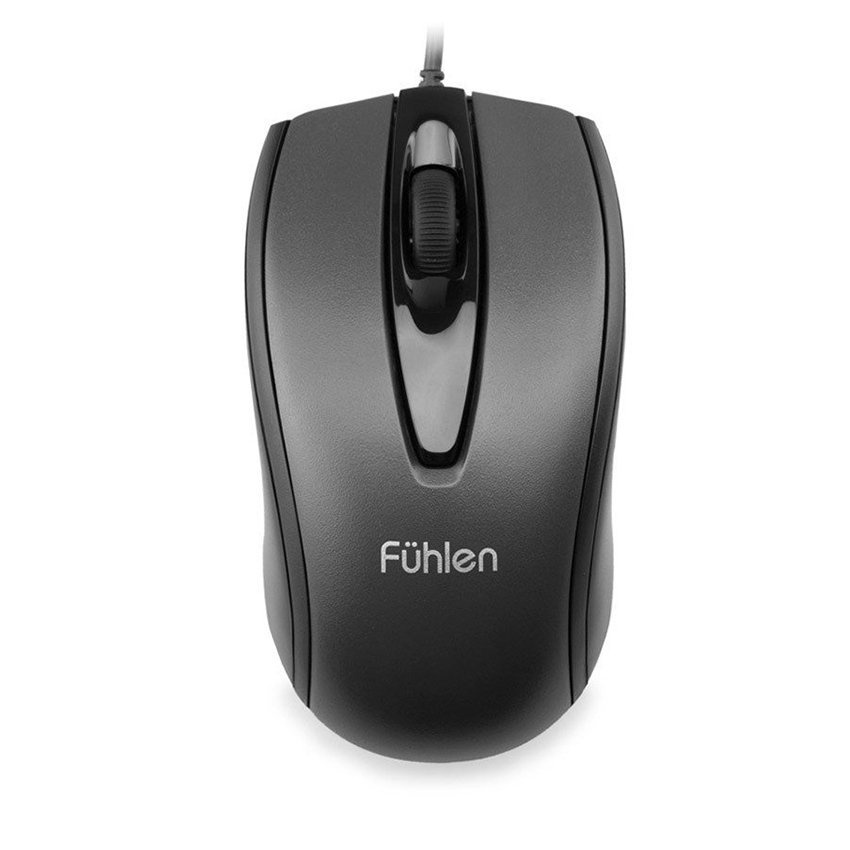 Chuột Máy Tính Fuhlen L102 USB 1000DPI Màu Đen Có Dây Cho Văn Phòng Laptop Bền Tới 3 Triệu Click | BigBuy360 - bigbuy360.vn