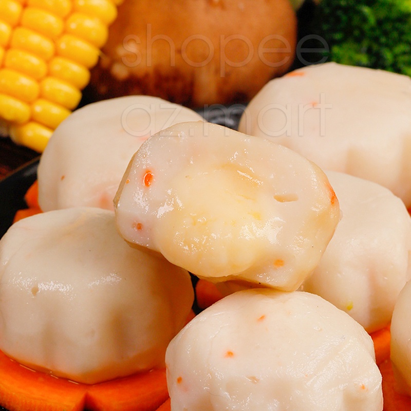 CB Hải Sản Cá Viên Nhân Phô Mai Malaysia Fish Ball With Cheese Thả Lẩu 500g