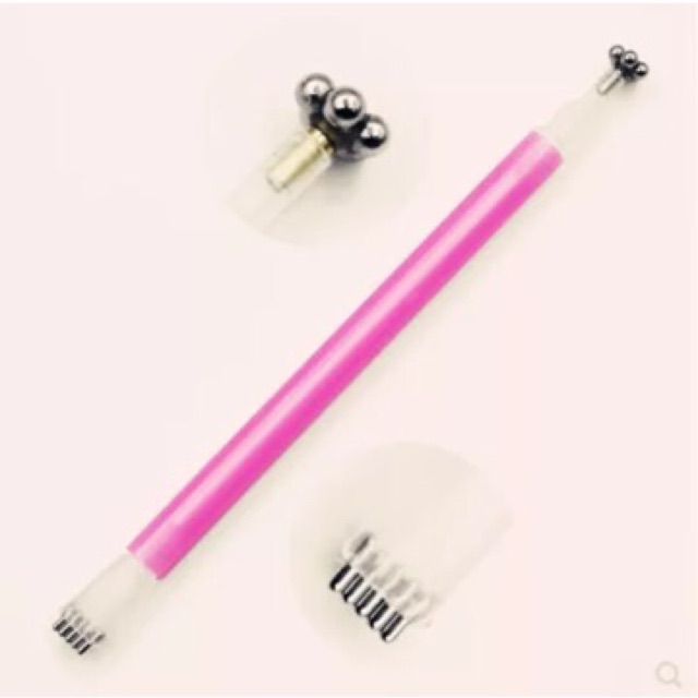 Nam châm hơ nổi vân mắt mèo nails tạo mẫu hình hoa