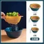 Bộ Rổ Nhựa Kèm Chậu 6 Món Cao Cấp Vàng xanh hàng đẹp loại 1