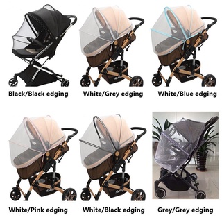 FEASTLY 1 Bé Chống Muỗi Xe Đẩy An Toàn Phụ Kiện Thoáng Khí Gấp Full Cover Xe Đẩy Chống Vi Trùng Lưới